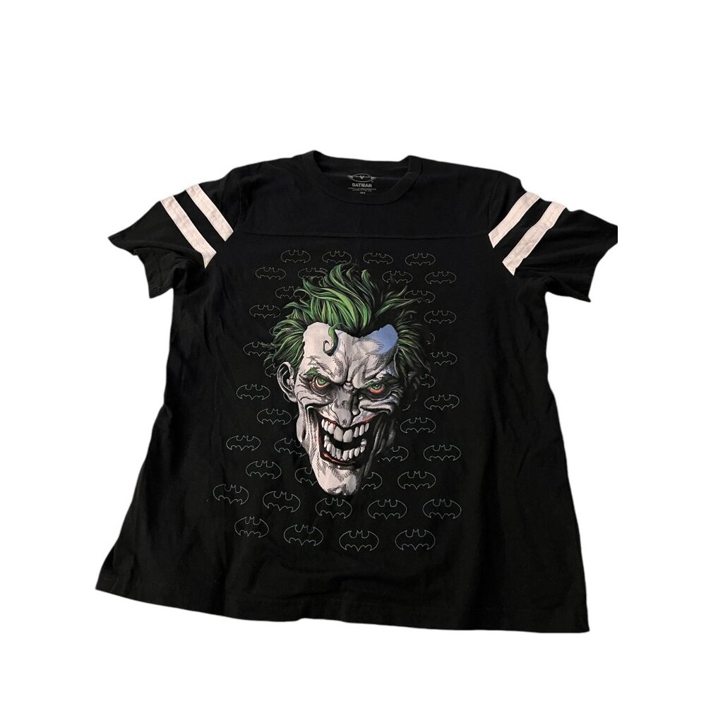 Batman Joker Graphic T-Shirt XL Black & White